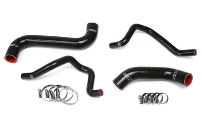 HPS Performance Black Reinforced Silicone Radiator + Heater Hose Kit for Subaru 2006-2007 Impreza 2.5L Non Turbo Left Hand Drive