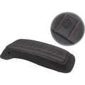 Mustang 14-23 HD FL Touring Saddlebag Lid Covers (Pair) Deluxe - Black w/ Red Stitching
