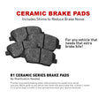 R1 Concepts Brake Rotor- Carbon Coated with Ceramic Pads Fits Audi A1