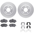 DFC 17-20 Hyundai Elantra Front Geospec Rotors with 5000 Advanced Brake Pads w/Hardware