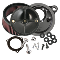 S&S Cycle 2008+ BT w/ S&S 66mm Throttle Body Stealth Air Cleaner Kit w/o Cover