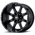 MO970 17X9 8X6.5 G-BLK MILL LP 12MM