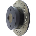 StopTech Nissan 81 280ZX SportStop Slotted & Drilled Left Rear Rotor