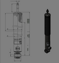 Koni 83-16 Land Rover Defender (90/110/130) Heavy Track Steering Damper