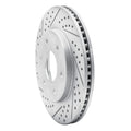 R1 04-05 Infiniti Qx56 Front Left Drilled & Slotted Geoperformance Rotor