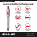 KYB 08-11 Lexus GS350 RWD / GS460 / 07-11 GS450h Gas-A-Just Monotube - Front Left