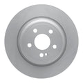 R1 20-25 Mercedes-Benz GLE350 Rear Left Drilled & Slotted Black Brake Rotor