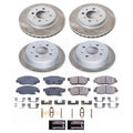 Power Stop 99-00 Honda Civic Front and Rear Semi-Coated Rotor Kit