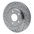 DFC 04-09 Buick Allure Front Left Drilled & Slotted Geoperformance Rotor