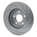 DFC 04-09 Buick Allure Front Left Drilled & Slotted Geoperformance Rotor