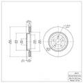 R1 05-23 Chrysler 300 Front Brake Rotor Set