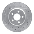 R1 04-09 Buick Allure Front Left Drilled & Slotted Geoperformance Rotor
