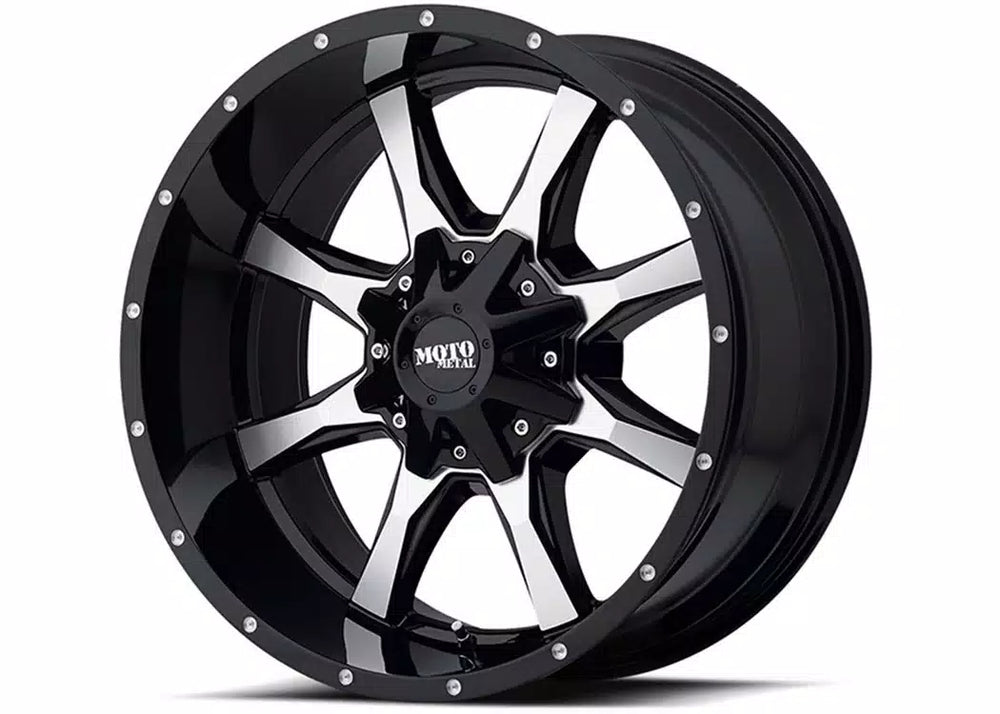 MO970 18X10 8X165.10 GLOSS BLACK W/