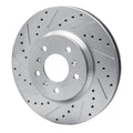 R1 06-16 Buick Lucerne Front Left Drilled & Slotted Geoperformance Rotor