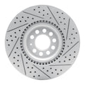 DFC 00-06 Audi TT Quattro Front Left Drilled & Slotted Geoperformance Rotor