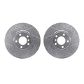 R1 Concepts Brake Rotor- D/S - Silver Fits Hyundai Veloster