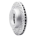 R1 98-07 Lexus Lx470 Front Left Drilled & Slotted Geo-Carbon Rotor