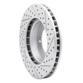 R1 98-07 Lexus Lx470 Front Left Drilled & Slotted Geo-Carbon Rotor