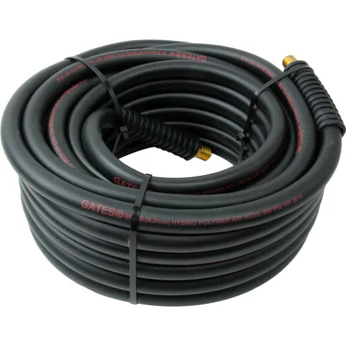 Gates Air Hose (Hybrid) - 3/8in I.D. x 19/32 O.D. x 50 ft. (300 psi 1/4in NPT Male 1/4in NPT Male)