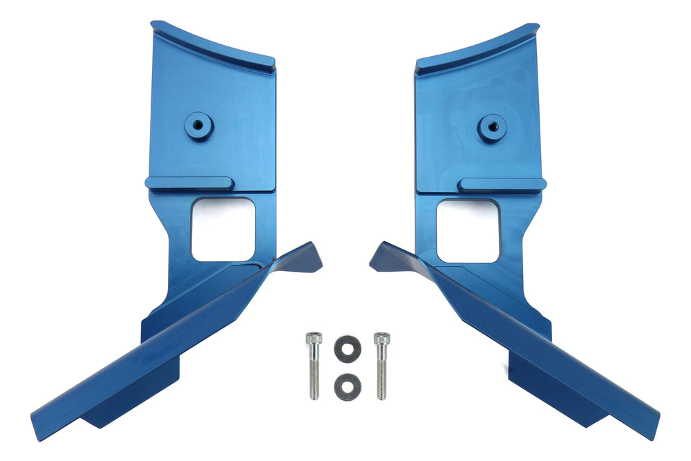 Boomba Racing Brake Cooling Deflectors Blue Subaru WRX 2015