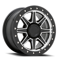 BLACK RHINO HARD ALLOYS - UTV BUWEB 14X7 4X137 G-BLK-MACH 51MM - 1470WEB514136F06