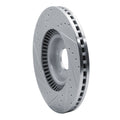 DFC 20-25 Hyundai Palisade Front Right Drilled & Slotted Silver Brake Rotor