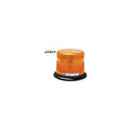 SAE CLASS 1 LED AMBER BEACON LOW PROFILE ALUMINUM BASE PULSE8 FLASH PATTERN