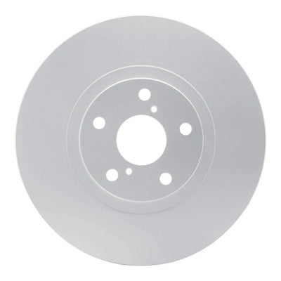 R1 93-98 Toyota Supra Left Front Slotted Black Brake Rotor