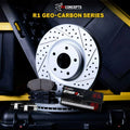 R1 21-26 Nissan X-Trail (Mexico Front Left Drilled & Slotted Geoperformance Rotor