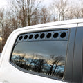 Billetworkz Circles Window Vents Gray Mesh - Fits Toyota Tacoma (2016 )