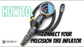Precision Tire Inflator with 90 PSI gauge