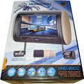 UNIVERSAL DVD HEADREST W/9IN LCD 3 COLOR CHANGEABLE