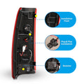 Winjet black tail light