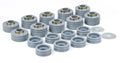 ~(3 lbs. 5X5X5)~ MAHLE 7.3L .020in Oversize .080in Fly Cut Piston With Rings Gapless 2nd Ring 1994-2003 Ford/Navistar Power Stroke Diesel V8 7.3L