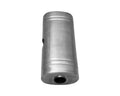 OVAL MUFFLER 8IN X 5IN X 24IN EAST WEST 2.25IN CENTRE INLET DUAL 2IN OUTLET 304