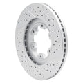DFC 98-04 Infiniti QX4 Front Left Drilled & Slotted Geoperformance Rotor