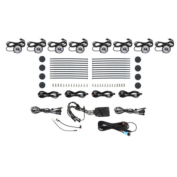 UNIVERSAL ROCK LIGHT KIT 6PC WHITE