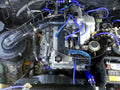 HPS Performance Black Reinforced Silicone Air Intake Hose Kit for Lexus 96-97 LX450