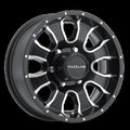 Raceline 861M Mamba 15x6in / 5x5 BP / 0mm Offset / 3.19mm Bore - Black and Milled