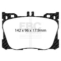 EBC 2019+ Mercedes-Benz CLS450 (C257) 3.0L Turbo Greenstuff Front Brake Pads