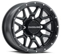Aluminum Wheels 14x7 Krank Simulated Beadlock UTV A94B Satin Black 38 Offset 4 on 156 Bolt Pattern Raceline