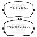 EBC 2020+ Mercedes-Benz GLE450 (W167) 3.0T/Electric Front Yellowstuff Brake Pads