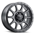 17X9 6-139.7 +12MM SATIN BLACK WITH