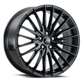 20X8.5 5-120 +40MM GLOSS BLACK WITH