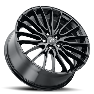 20X8.5 5-120 +40MM GLOSS BLACK WITH