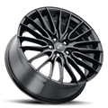 20X8.5 5-120 +40MM GLOSS BLACK WITH