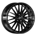 20X8.5 5-120 +40MM GLOSS BLACK WITH