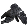 Dainese Carbon 4 Short Leather Gloves Black/Black - Large