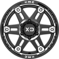 XD840 17X9 6X5.5 G-BLK MACH -12MM