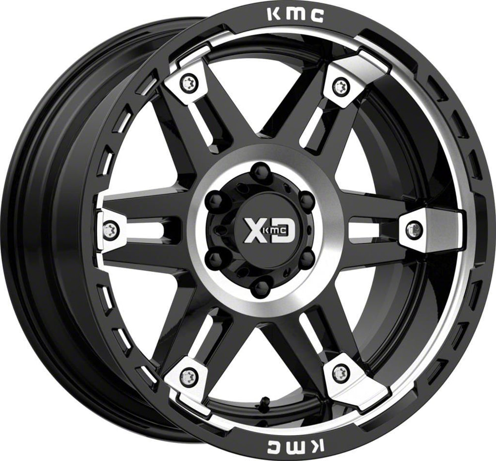 XD840 17X9 6X5.5 G-BLK MACH -12MM